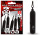 Wild Devil Baits Drop Shot Blei Stabblei Dropshot Fishing Sinkers Finesse Lead Angelblei Angelzubehör (18g / 5 Stück)