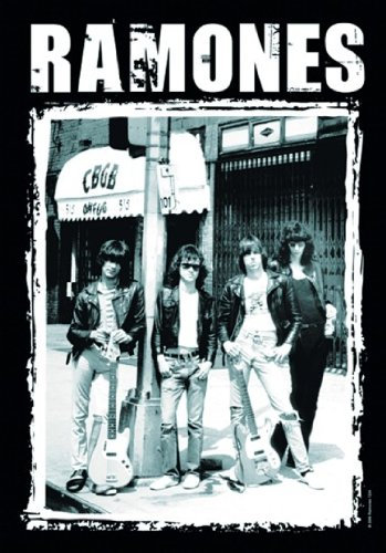 Official Merchandise Band Posterfahne - Ramones - CBGB Photo