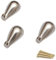 Maurer Gancio a Goccia per Quadro Gancio Nichelato Grande 27x14 mm