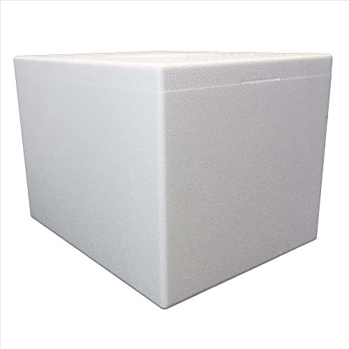 Styroporbox/Thermobox - 60 Liter - 57 x 45 x 41 cm/Wandstärke 4 cm - Styrobox