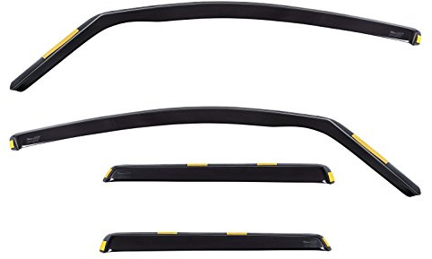 Heko Towequipe HEKO-12244 Windabweiser für Citroen C5 ab 2008 5-Türer Kombi, für vorne und hinten, 4-teilig, Transparenter