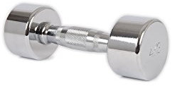 Gymstick Chromhanteln (1 Stück) Onesize, 4