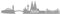 skyline4u Aufkleber Köln Skyline mehrere Größen in 9 Größen und 25 Farben (80x17,6cm grau)