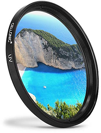 CELLONIC Ø 77mm UV Filter kompatibel mit Nikon AF-S Nikkor, DX - Schutzfilter