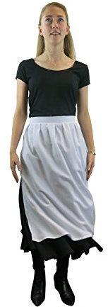 Brigitta Ladies Victorian Maids Simple Apron