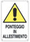 Giemmeargenta - Cartello ponteggio in allestimento 43x68 cm