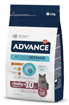 Advance Trockenfutter für Katzen, sterilisiert, Senior, ab 10 Jahren , 1er Pack