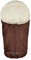 Altabebe AL2003-30 Winterfußsack Nordic Kollektion für Babyschale und Car Seat, Gruppe 0+, braun-whitewash