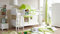 TiCAA Etagenbett Erni Country Kiefer weiß Classic