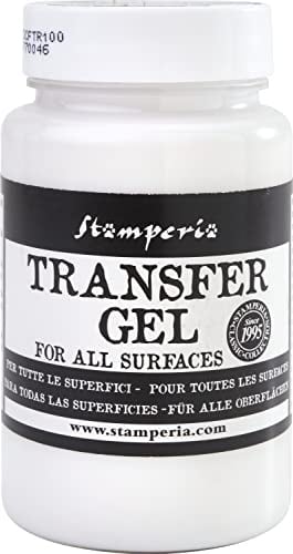 Stamperia Transfergel, grau, 100 ml