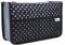 Periea Chelsy Handbag Organiser Insert (Black with White Polka-dots, Medium)