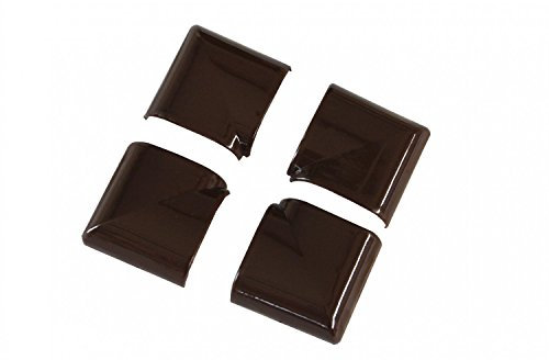empasa Abdeckkappen für Bausatz Basic ALURAHMEN aus Kunststoff weiß braun anthrazit 4er Set