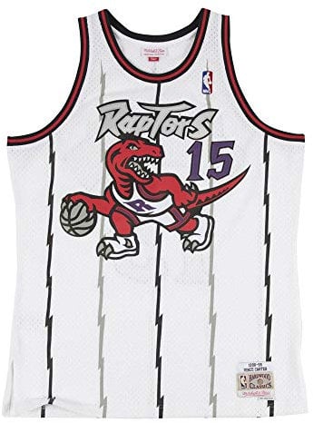 Mitchell & Ness NBA Swingman Jersey Basketball Trikot Toronto Raptors - Vince Carter, Weiß, XXL