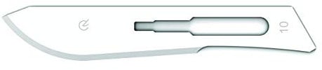 GIMA Lame in Fibra di Carbonio con Punta Arrotondata di Sicurezza, Sterili, Monouso, Misura n. 10, 100 Lame Singolarmente Confezionate