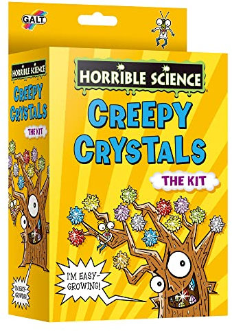 Galt Toys, Horrible Science - Creepy Crystals, Science Kit for Kids, Ages 8 Years Plus
