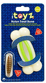 Petface Nylon Treat Bone Chew Toy for Dogs (Pack of 1)