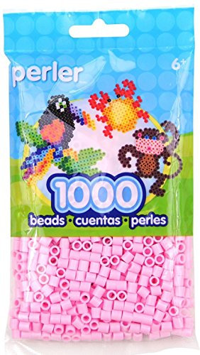 Achat en vrac : Perler Beads Lot de 3 paquets de 1 000 perles Rose clair