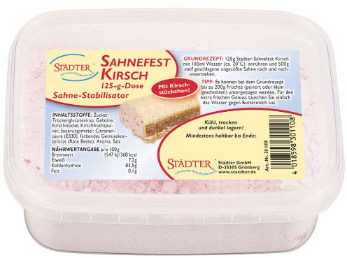 Städter Resi Cherry Creme mit Kirschspänen