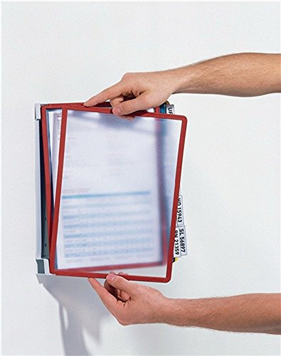 Durable Sichttafelsystem (Vario Wall 20, mit 20 Sichttafeln A4) mehrfarbig, 551200