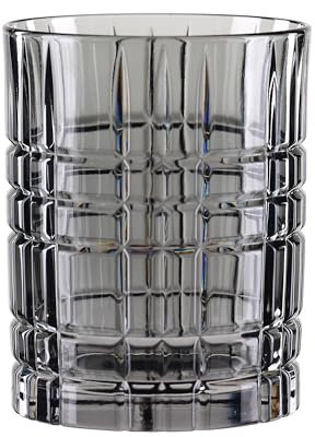 Nachtmann Whisky-Becher, Whiskyglas, Kristallglas, 345 ml, Schwarz, Highland, 0097443-0