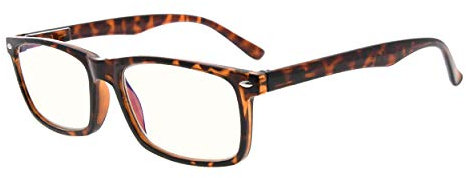 Eyekepper Leser UV Schutz,Anti Blendung Brille,Anti Blue Rays Früher Frühling Scharniere Computer Brille Lesebrille Schildpatt +1.25