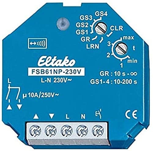 Eltako FSB61NP-230V Funkaktor Beschattungselementu.Rollladen 230V. 1+1 S n