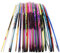 Haobase 30 pz colori misti rotoli striping nastro linea nail art decorazione adesivi per unghie naturali e finte