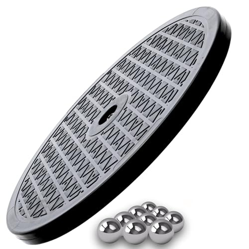Round Airbrush Heavy Duty Turn Table Fully Rotating Stand with 9 x Inner Steel Ball Bearings for Airbrushing, Lazy Susan, Scale Modelling, Painting, Cake Decoration, Flat Panel TVs, Laptops, Speakers