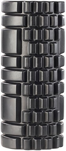 PEARL Sports Faszienrolle: Fitness-, Pilates- & Yoga-Massage-Rolle mit Riffeln & Noppen, Ø 14cm (Sport Rolle, Massagerolle mit Noppen, Wellness)