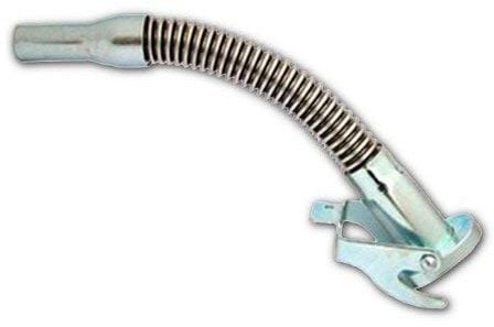 ASC - Silver Flexible Pouring Spout for Jerry Can with integrated mesh filter - Universal UK/EU Fitting