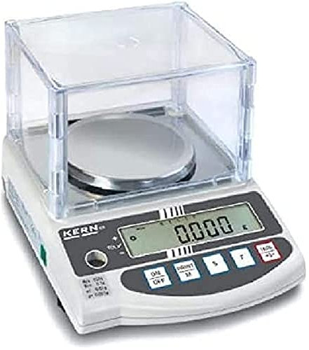 001013 Präzisionswaage [Kern EW 820 – 2 Nm] der Klassiker mit dem robust Diapason de Messsystem, Kapazität [Max]: 820 g, Ablesbarkeit [D]: 0,01 g, reproduzierbarkeit: 0,01 g, Linearität: 0,01 g, Tablett Messbereich: BxT 170 x 142 mm (Edelstahl)