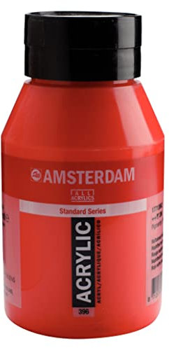 Amsterdam Standard Series Acrylic Paint Naphtholrot mittel 396, 120 ml Tube, halbdeckend, hohe Lichtechtheit, mittlere Viskosität