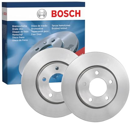 Bosch BD97 Bremsscheiben vorne - 281 mm - 1 Satz aus 2 Scheiben | Belüftete, hochgekohlte Bremsscheiben - ECE-R90-zertifiziert - hohe Kühlleistung, weniger Bremsfading, Korrosionsschutz