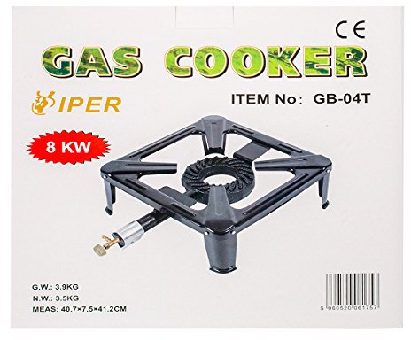 Cast Iron Large Gas Lpg Burner Cooker Gas Boiling Ring Restaurant Catering NEW 8 KW