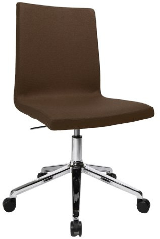 Topstar SEA290L59 Drehstuhl Sitness Cube, Bezugsstoff Dunkelbraun