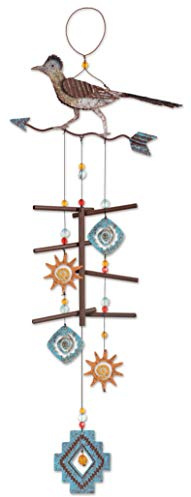 Sunset Vista Designs Windspiel Roadrunner auf Pfeil, 71 cm