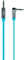 Belkin flaches Audio-Kabel (3,5 mm auf 3,5 mm mit abgewinkeltem Klinkeanschluss, 0,9 m) blau