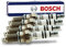 Bosch 4x Originale 0242135515 candela d'accensione Super Plus YR7DC+