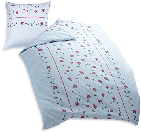 Dyckhoff 3054670400 Melina Weichfrottierbettwäsche, RV Garnitur 135 x 200 cm und 80 x 80 cm Kissen, 400, Mehrfarbig