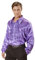 W WIDMANN MILANO Party Fashion - 70 años de moda disco Camisa de manga larga de satén, camisa de hombre