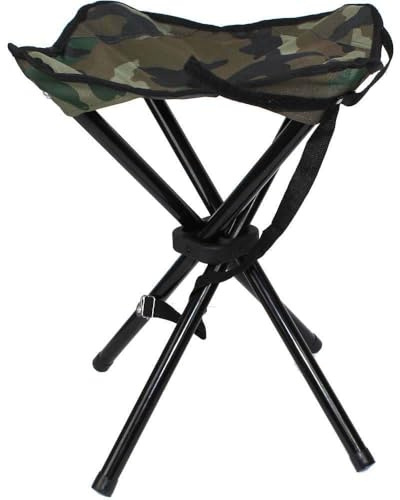Stealth Gear Zusammenklappbarer Hocker mit 4 Beinen, Mehrfarbig