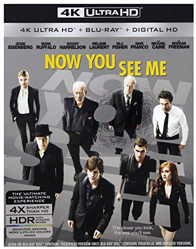 Now You See Me [4K Ultra HD + Blu-Ray + Digital HD]