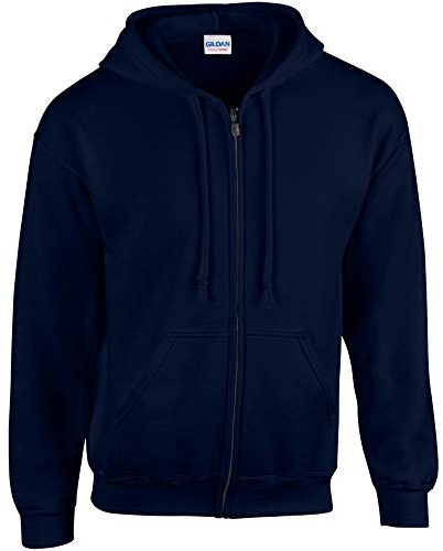 GILDAN Heavy Blend Unisex Adult Full Zip Hooded Sweatshirt Top