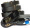Set da 4 Cinghie con cricchetto, colore a scelta, lunghezza 4 – 6 m, portata 800 kg, EN12195-2