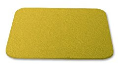 Hey-Sign Filz Untersetzer quadratisch mit gerundeten Ecken, verde 25, 12 cm x 12 cm