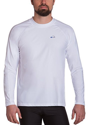 iQ-Company Herren UV Kleidung 300 Shirt Loose Fit Long Sleeve, weiß, M, 6491222100