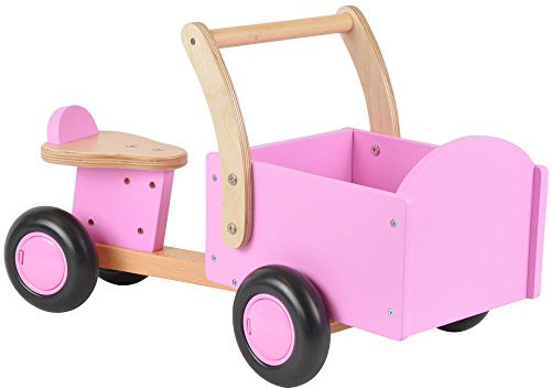 Vierrad mit Transportbox - ab 1 Jahre Rosa