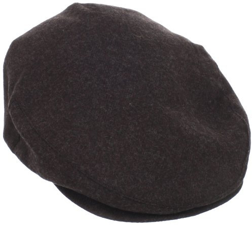Brixton Herren Hooligan Hathooligan, Gorro De Choferhooligan Driver Snap Hat Newsboy Cap, Braune Wolle, XL