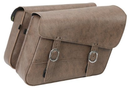 Willie & Max 59775–00 Braun Doppel-Down Große Satteltasche