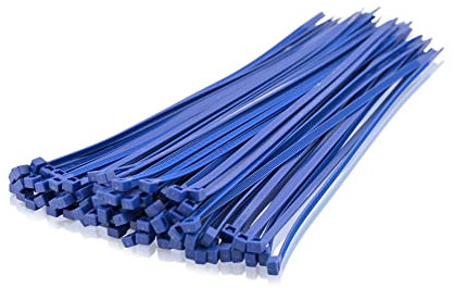 Profi Kabelbinder in verschiedenen Farben | 100 Stück | 280 200 140 100 mm Länge | 2,5 - 3,5 – 4,5 mm Breite | UV-Beständig Kabelstrapse zur Bündelung von Kabeln, sehr große Festigkeit Cable Strap Cable Tie Stark